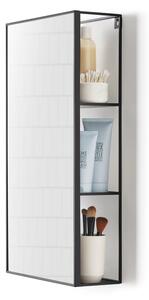 Oglindă de perete cu raft 30x62 cm Cubiko – Umbra