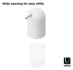 Dozator de săpun lichid alb din plastic 230 ml Touch – Umbra
