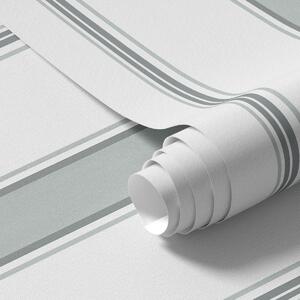 Tapet Dungi largi într-o paletă gri-albastru, Tapet geometrie, Tapet dungi, a00516 : Uwalls.ro
