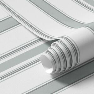 Tapet Model dublu cu dungi gri-albastru, Tapet geometrie, Tapet dungi, a00554 : Uwalls.ro