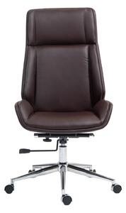 Scaun directorial, inaltime reglabila, brate fixe, baza metalica, Maro