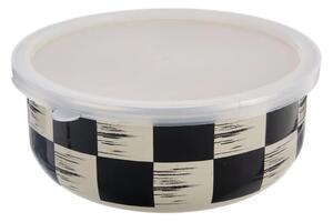 Orion Bol emailat cu capac UH Chessboard Lem ,dia. 19 cm