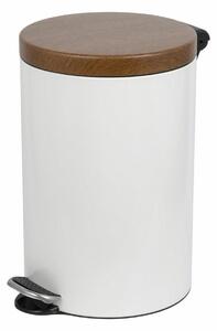 Alda Coș cu pedale Sherwood Freedom Fresh 12 l,alb, 12 l
