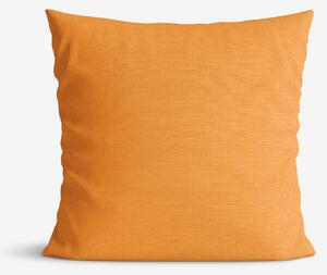 Goldea față de pernă decorativă loneta - mandarină 45 x 45 cm