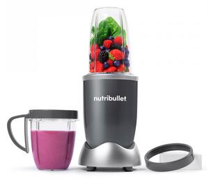 Blender Nutribullet NB606DG, 600W, 20000rpm, 700ml/500ml, 5 lame, Zdrobire gheata, Gri