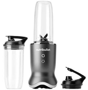 Blender Nutribullet NB1206DGCC, 1200W, 900 ml, 1 viteză + Puls, Butoane tactile, Fara BPA, Gri/Argintiu