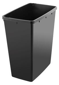 Coș de gunoi negru din plastic 40 l – Addis