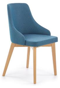 Scaun cu stofa albastru denim tapitat Toledo, 55X51X82 CM