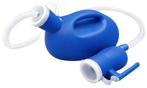 Urinar portabil 3000 ml, cu furtun detașabil și capac etanș, pentru pat și drum