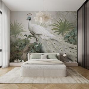 Tapet Păun, Fototapet Animale, Fototapet Peacocks, w04595 : Uwalls.ro