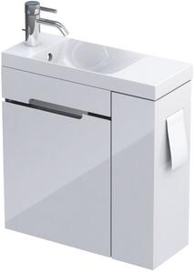Oristo Silver Uni lavoar cu dulap 55 cm alb OR33-ZD2D-55-1-P