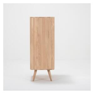Dulap din lemn de stejar Gazzda Ena, 60 x 110 cm