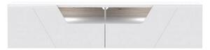 Comoda TV KANDO, alb, PAL, 160x50x38 cm
