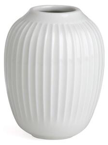 Vază din gresie Kähler Design Hammershoi, înălțime 10 cm, alb