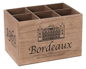 Suport din lemn pentru sticle de vin Balvi Bordeaux