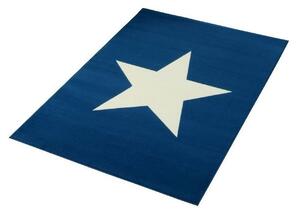 Covor Hanse Home City & Mix Star, 140 x 200 cm, albastru