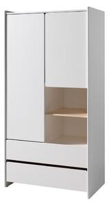 Dulap pentru copii Vipack Kiddy, 90 x 180 cm, alb