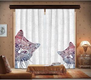 Draperie 72-0007-FP05, multicolor, poliester, 140x260 cm