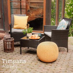 Set mobilier grădină din ratan artificial Timpana Melony