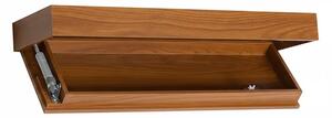 Floatshelf™ Raft De Perete Cu Compartiment Secret (53 X 17,5 X 5 Cm), Maro