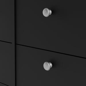 Comodă neagră joasă 159x80 cm Madrid – Tvilum