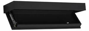 Floatshelf™ Raft De Perete Cu Compartiment Secret (53 X 17,5 X 5 Cm), Negru