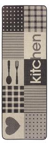 Covor de bucătărie Hanse Home Weave Patchwork Kitchen, 70x180 cm, bej