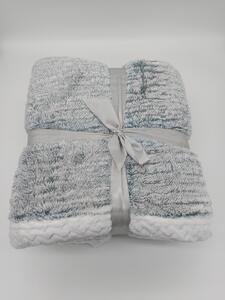 Pătură din piele de miel Marble gri, 150 x 200 cm