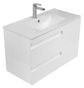 LaVita Floryda dulap din set de baie 80x39.5x50.5 cm sub chiuveta pe perete alb 5908211488127