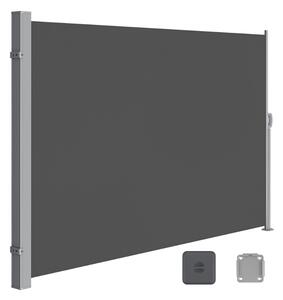 Marchiză laterală HORIZON pentru terasă, 160x300cm, gri SongmicsHome