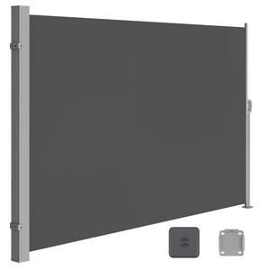 Marchiză laterală HORIZON pentru terasă, 180x450cm, gri SongmicsHome