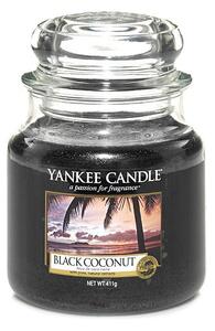 Lumânare parfumată Yankee Candle Cocos Negru, timp de ardere 65 h
