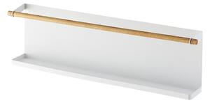 Raft metalic cu detaliu din lemn de frasin Yamazaki Tosca, alb