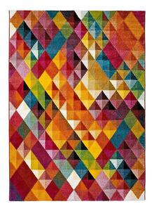 Covor Universal Belis Triangles, 60 x 120 cm, multicolor