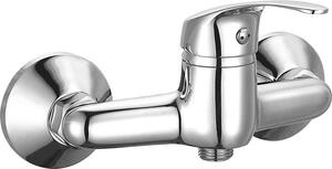 Aqualine, AQUALINE 35 baterie de duș de perete, pas 150 mm, crom, 52126