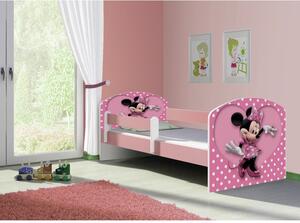 Pat copii cu saltea Minnie Mouse
