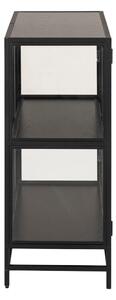Vitrină Actona Seaford, 77 x 86,4 cm, negru