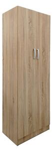 Dulap haine cu 2 usi Lego Natural 60x42x180 cm