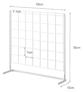 Suport/panou pentru accesorii de bucătărie YAMAZAKI Tower Grid, 52 x 52 cm, alb