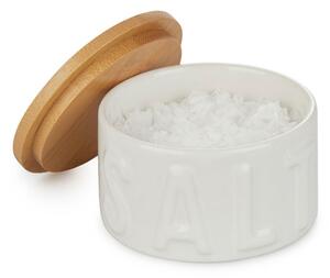 Recipient cu capac pentru sare Balvi Salt, alb-natural