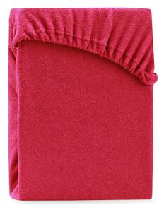 Cearceaf elastic AmeliaHome Ruby, 200 x 100-120 cm, roșu bordo