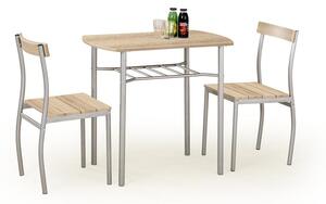 Set masă scaune pentru sufragerie Lizze (pentru 2 persoane) (stejar sonoma). 769100