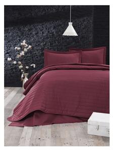 Cuvertură roșie matlasată pentru pat dublu 220x240 cm Monart – Mijolnir