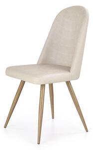 Scaun de sufragerie Sebek (crem închis + stejar miere). 796120
