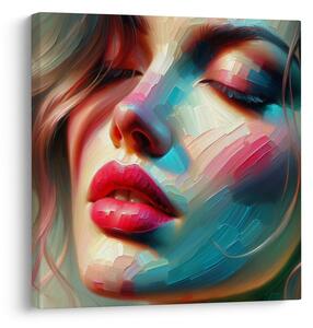 Tablou portret feminin abstract