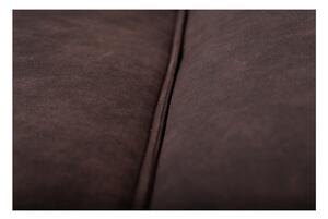 Canapea maro din imitație de piele 224 cm Copenhagen - Scandic