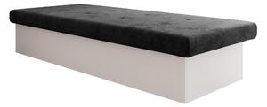 Pat Dover 100Single, Negru, 80x190, 8x19x4cm