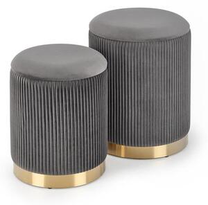 Set 2 buc. taburete Solo (gri). 1008089