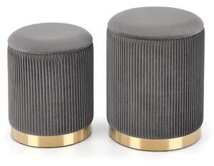 Set 2 buc. taburete Solo (gri). 1008089