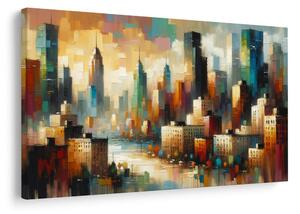 Tablou peisaj urban modern